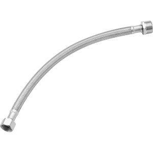 Flexschlauch aus Edelstahl, 3/8 x 1/2 Zoll, Länge 300 mm, für Küchenarmatur.