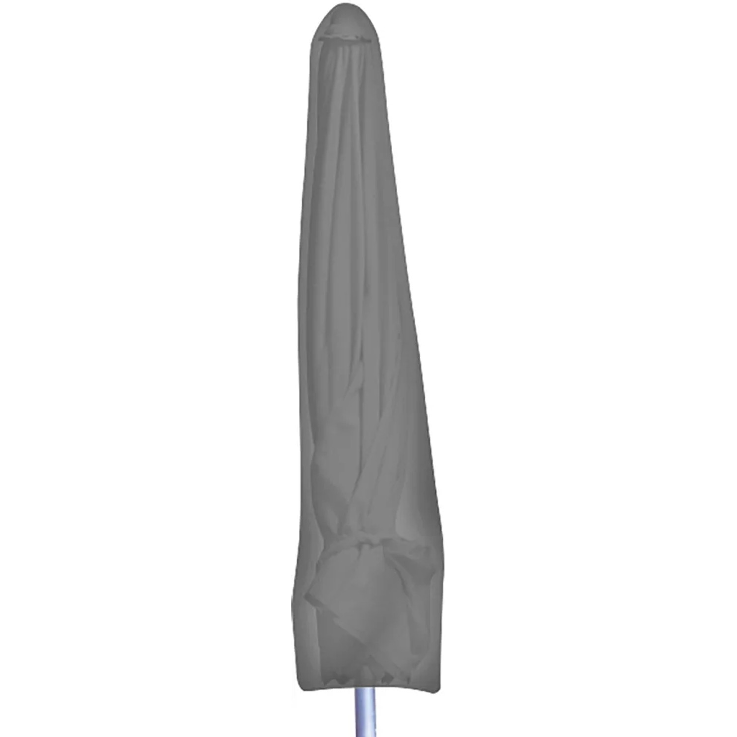 Schwarze tepro Abdeckhaube für kleine Sonnenschirme (Ø 180-200 cm).