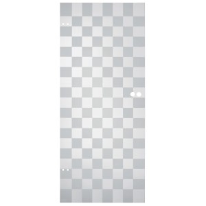 OBI Glasdrehtür Karo kleine Quadrate 87 cm x 201 cm