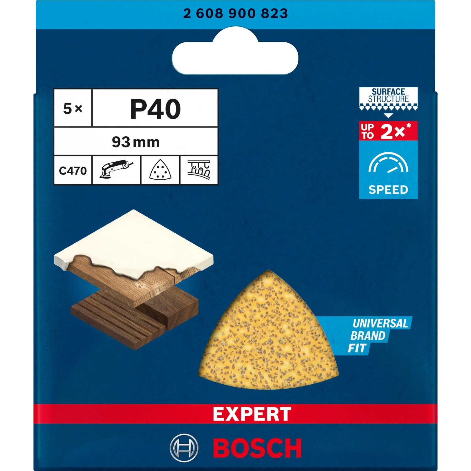 Rouleau Abrasif Bosch 93 Mm X 5 M Grain P40 – Ponçage Bois, Peinture, Vernis & Plâtre