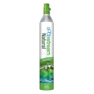 SodaStream CO2-Zylinder für 60L Sprudelwasser, ohne Flasche. Kartuschensystem für Wassersprudler.