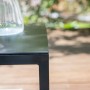 Rechteckiger, anthrazitfarbener Siena Garden Gartentisch Ramo, ideal für den Garten.