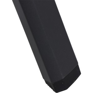 Detailaufnahme: Fuß des anthrazitfarbenen Siena Garden Klappsessels Tesoro aus Aluminium.