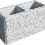 Häusler Bossen Zaunstein Kristall, 40x20x20 cm, für Mauersysteme und Einfassungen.