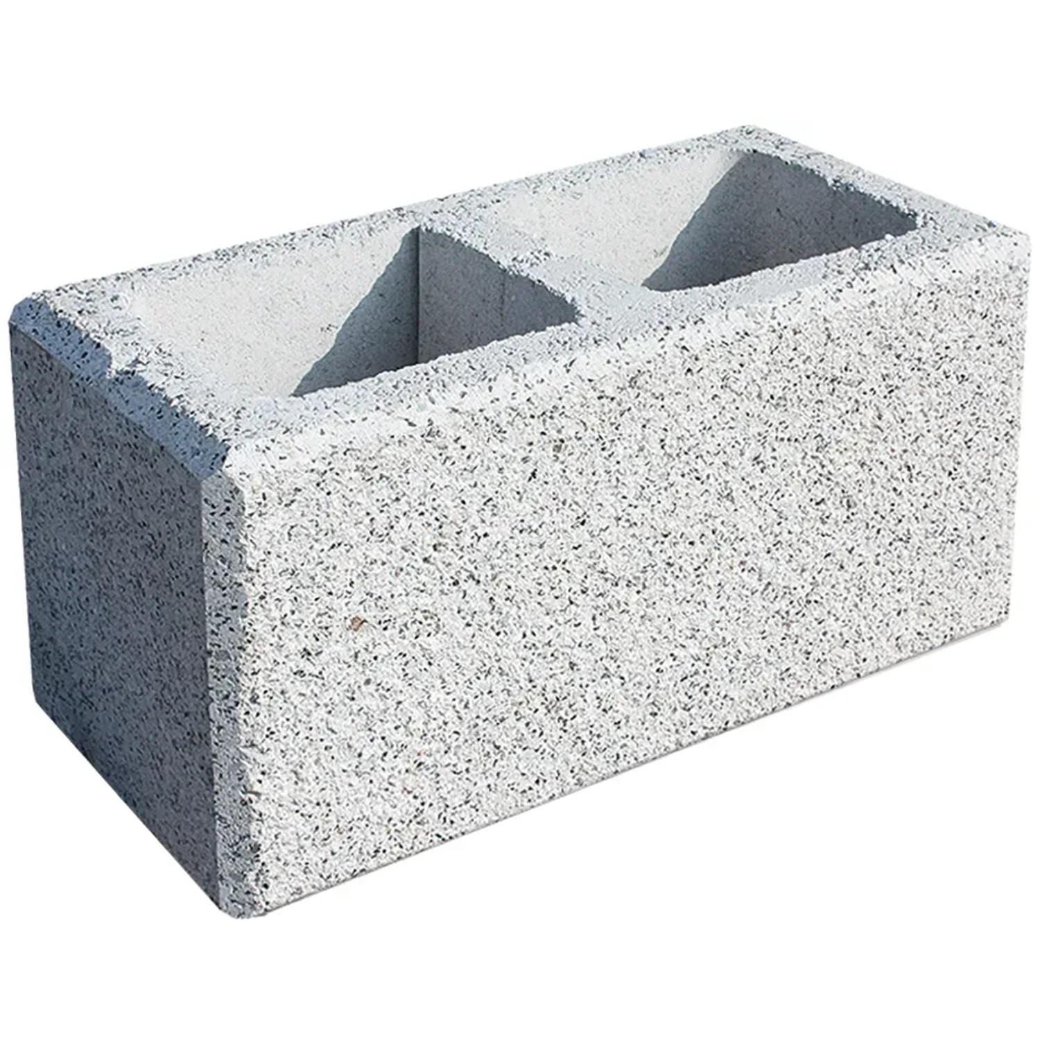 Häusler Bossen Zaunstein Kristall, 40x20x20 cm, für Mauersysteme und Einfassungen.