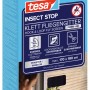 tesa Insect Stop Klett Fliegengitter Premium Fenster, anthrazit, Verpackung