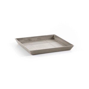 Ecopots Untersetzer quadratisch Braungrau 28 cm