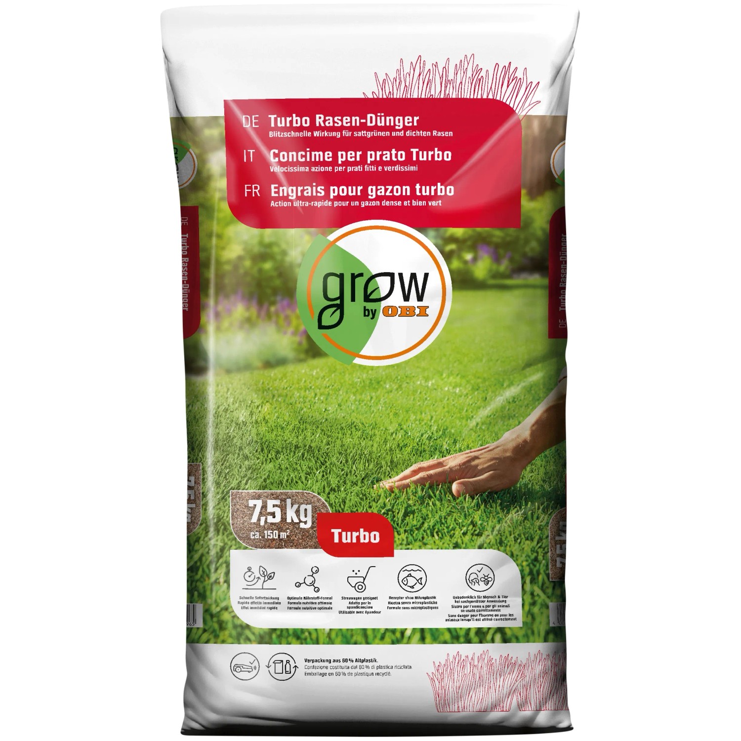 OBI Turbo Rasen-Dnger 7,5 kg kaufen bei OBI