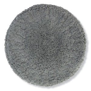 Graues, rundes Mikrofaser-Ersatzpad für Lifenaxx LX-055 Fenstersauger, 10er-Set.