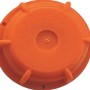 Oranger Ersatz-Verschlussstopfen aus Kunststoff für 5-15 l Getränkefässer.