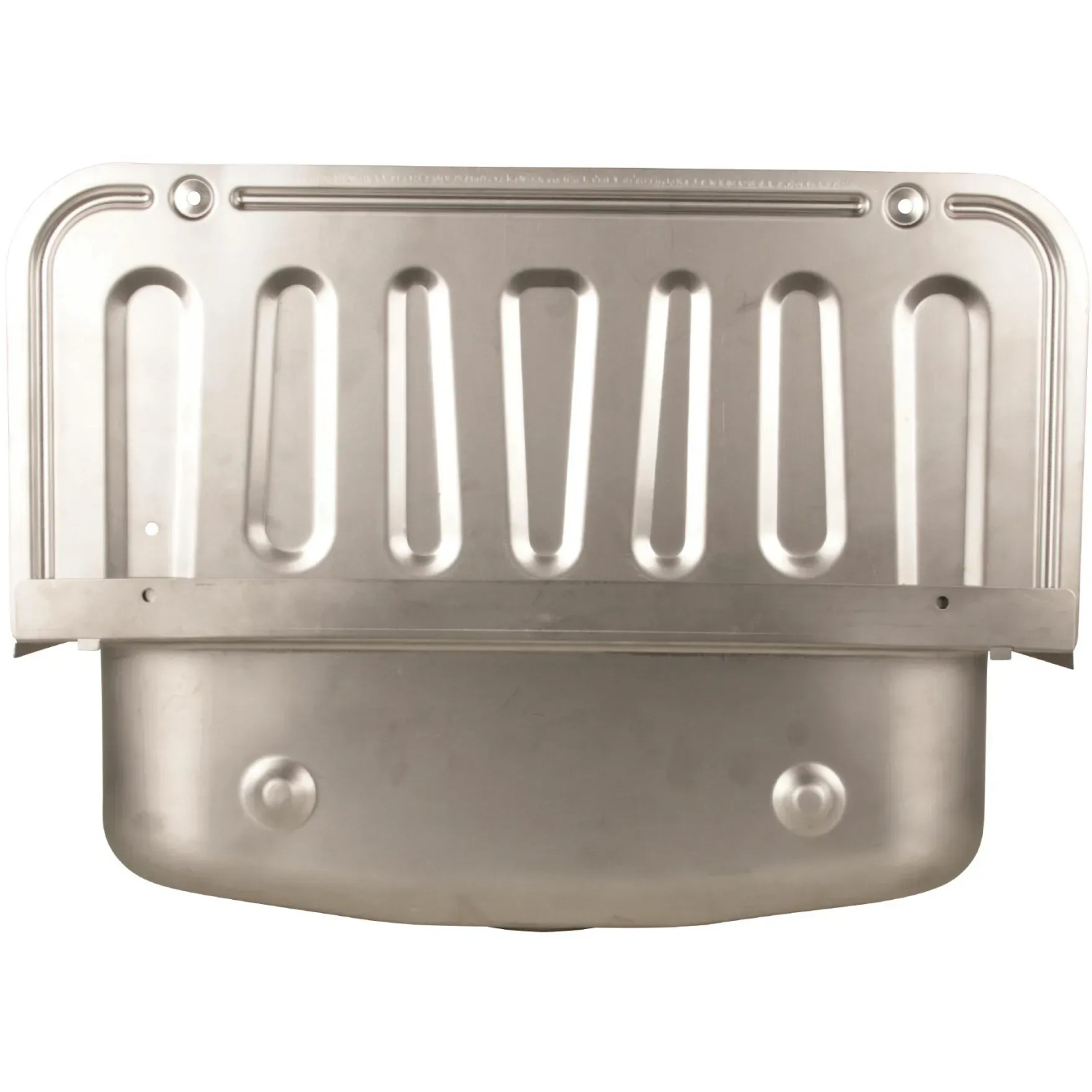 Sanitop-Wingenroth Ausgussbecken, Edelstahl, 50 cm, mit Spritzschutz.