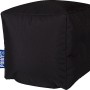 Schwarzer Sitting Point Hocker (60 l) aus Polyester, ideal für Indoor & Outdoor.