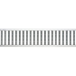 ACO Self Euroline Stegrost, 100 cm, Stahl verzinkt für Entwässerungsrinnen.