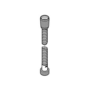Grohe QuickFix Brauseschlauch VitalioFlex, 125 cm, Chrom, mit AntiFold Technologie.