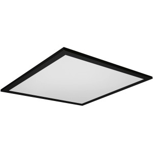 Ledvance LED-Deckenleuchte Planon Plus, schwarz, 45x45 cm, mit Fernbedienung.