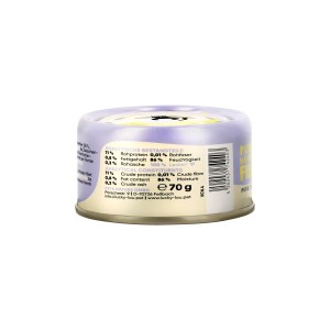 Lucky Lou Katzen-Nassfutter Hühnerfilet in Broth, 70g Dose.