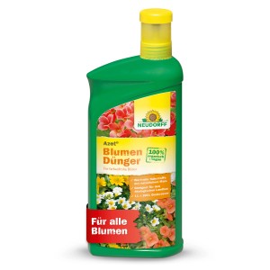Neudorff Azet Plus Blumendünger, 1 Liter Flasche für kräftige, farbenfrohe Blüten.