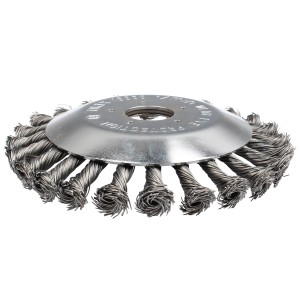 Texas Universal Stahlbürste 15,24 cm für Rasentrimmer und Sensen.