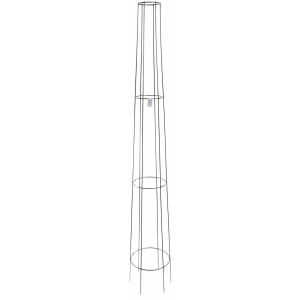 Bellissa Ranksäule, kegelförmig, 170 cm, aus verzinktem Stahldraht für Garten, Terrasse oder Balkon.