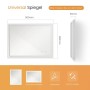 Rechteckiger Emke LED-Badspiegel 80x60 cm mit Beleuchtung, Touchschalter und Anti-Beschlag-Funktion. Horizontal/vertikal montierbar.