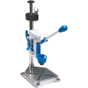 Dremel Workstation 220: Bohr- und Werkzeugständer für präzises, stationäres Arbeiten mit Dremel Werkzeugen.