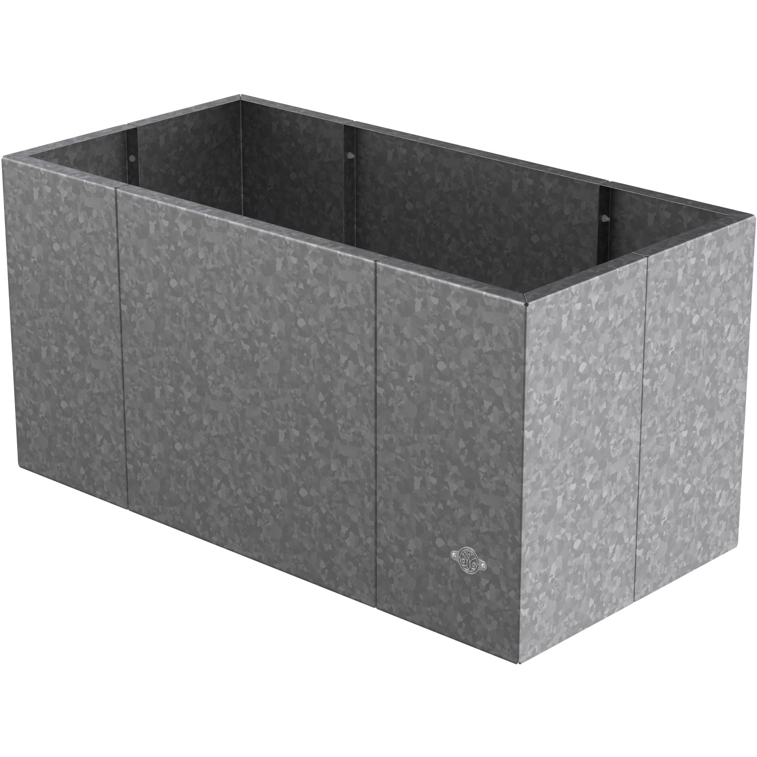 Eleo Pflanzkübel Vernazza, 40x80x40 cm, feuerverzinkt, ideal für Garten und Balkon.