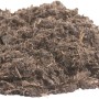 Nahaufnahme: Dunkelbraune, torffreie Compo Bio Pflanzerde, geeignet für Garten- und Zierpflanzen.