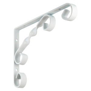 Weiße OBI Konsole Uranos, 130x180mm, für Regalböden und individuelle Wandgestaltung.