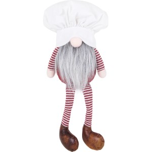 Deko-Weihnachtsmann 21 cm x 12 cm x 57 cm Mehrfarbig