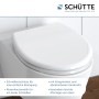Schütte WC-Sitz Family White mit Absenkautomatik und Kindersitz.