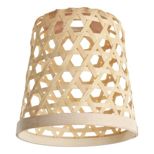 Eglo Capoliveri-E Bambusschirm, naturfarben, für Design-Tischlampen, Ø 16 cm.