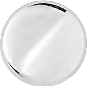 Verchromter Indexpunkt für Vanego Armatur, Zubehör für Wasserhahn mit Markierung.