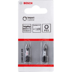 Bosch Impact Control Bitset PZ1, 2-teilig, für Schlagschrauber.
