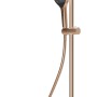 Schulte Duschsystem DuschMaster Rain Classic in Kupferoptik mit Kopf- und Handbrause.