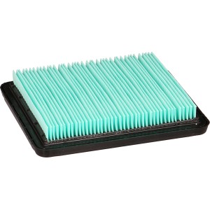 Honda Luftfilter für Rasenmäher, mintfarbenes Filterpapier in schwarzem Rahmen.