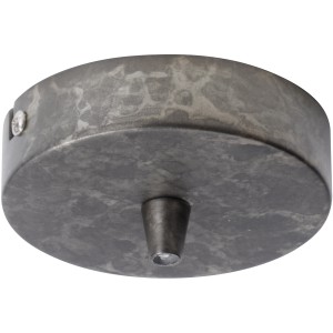 Eisenfarbener Lampen-Baldachin, 1-flammig, Durchmesser 10 cm, für DIY-Leuchten.