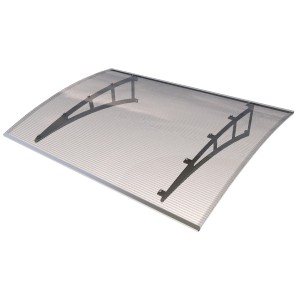 Gutta Pultvordach PT/PC Anthrazit/Klar 140 cm x 98 cm x 25 cm