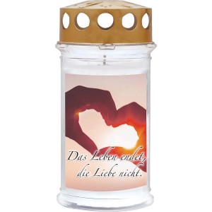 Motiv-Grablicht Ambrosius 5 Tage Das Leben endet, die Liebe nicht