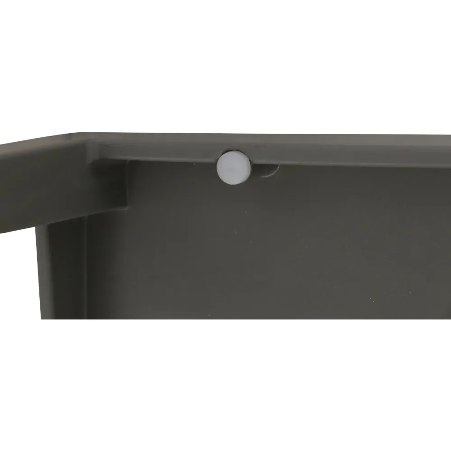 Detailaufnahme: Grauer Siena Garden Lane Stapelstuhl, Urban Lights Kollektion.