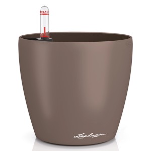 Lechuza Classico Color Pflanzgefäß, Ø 15 cm, Muskat, mit Bewässerungssystem.