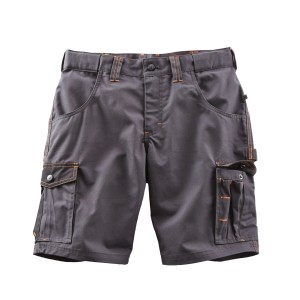 Terrax Workwear Arbeitsshorts, anthrazit/schwarz, Größe 46, mit praktischen Taschen.