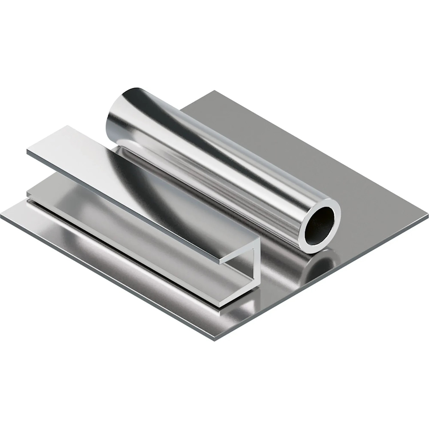Bosch Expert Fächerschleifscheibe: Metallrohr, Blech und Winkelprofil aus Metall.