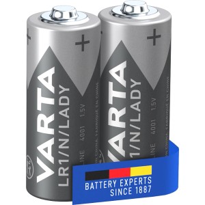 2er-Pack Varta Electronics N/LR1 Lady Batterien, geeignet für kleine Elektronikgeräte.