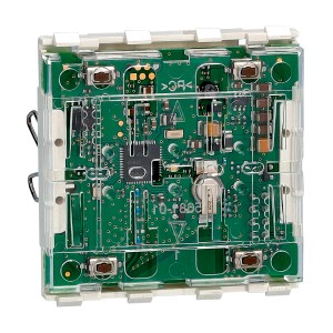 Merten System M Connected Taster-Modul MEG5116-0300, 1-fach, Detailansicht der Elektronik.