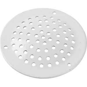 Lüftungsblech rund Aluminium 50 mm Weiß