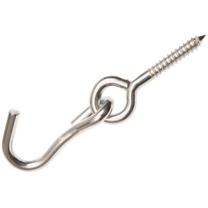 Conacord Hängemattenhaken aus Stahl, 11 mm x 90 mm, zur Befestigung von Hängematten.