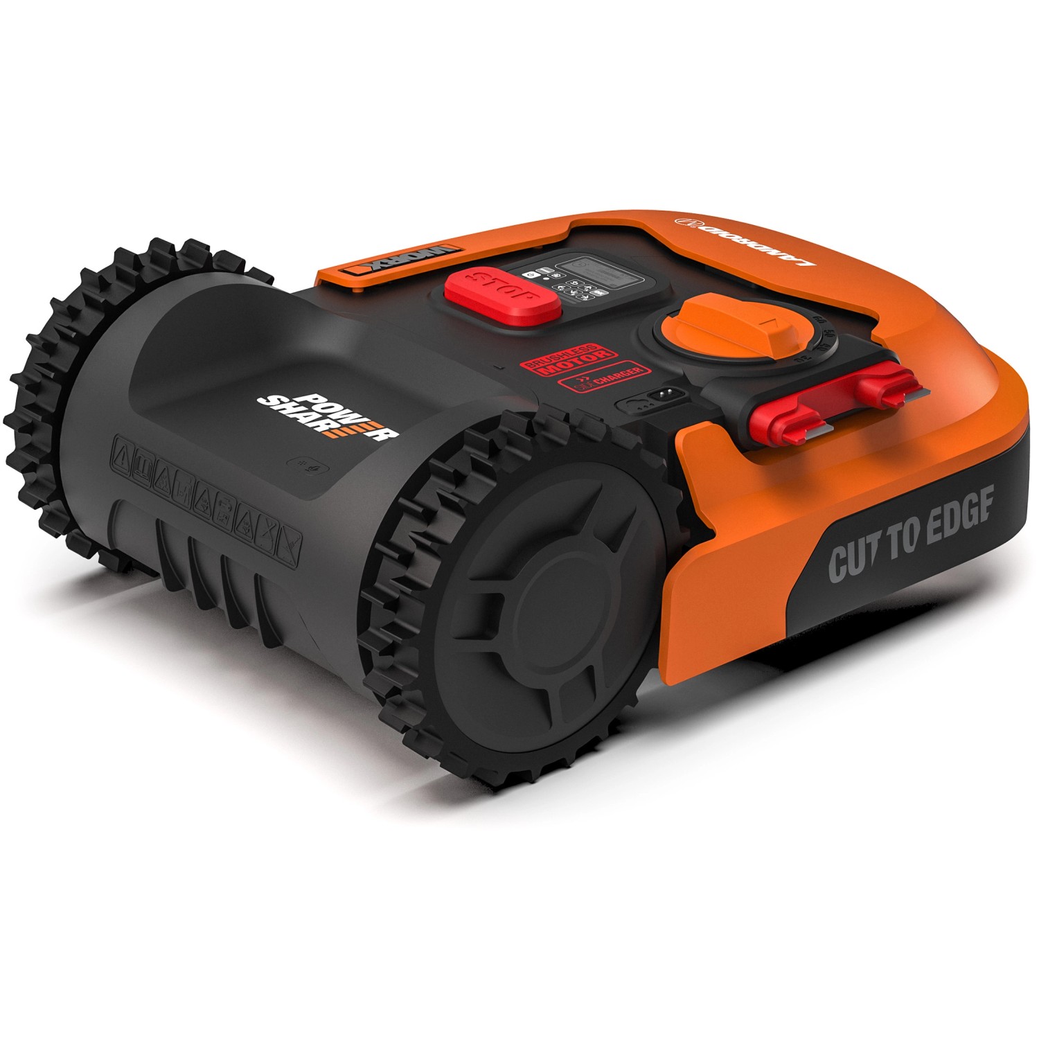 Worx Landroid M700 Mähroboter: Kompakter Rasenroboter mit PowerShare Akku und CutToEdge Funktion.