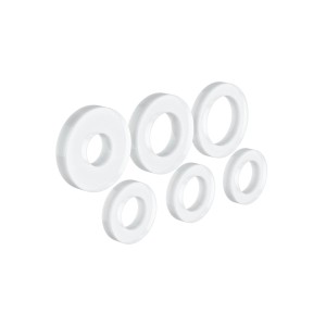 Kirchhoff Quetschdichtungs-Set, 6 Silikon Dichtungsringe für 10/13 mm Anschlüsse.