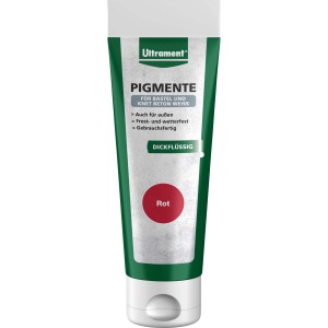 Ultrament Pigmente Rot, 100ml Tube für Effektfarben & Betonbasteln.
