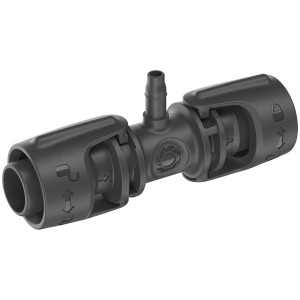 Gardena T-Stück für Micro-Drip-System, Übergang von 13 mm auf 4,6 mm, 5er-Set.
